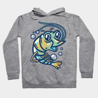 Krill in blue and yellow Hoodie